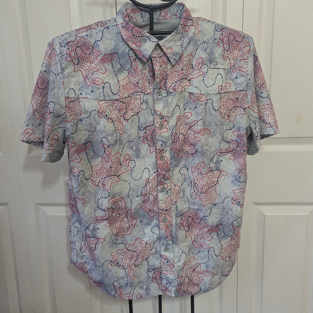 Reel Legends Mariner II Performance Outfitters Shirt Size Large Men's Fishing